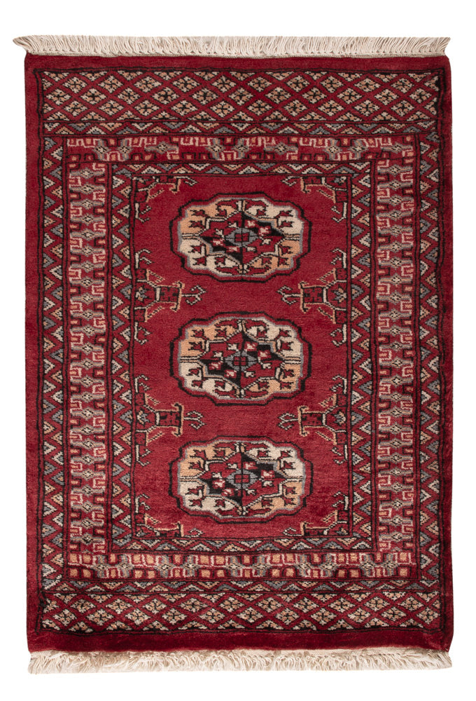 Pakistan Teppich - 90 x 64 cm - rot