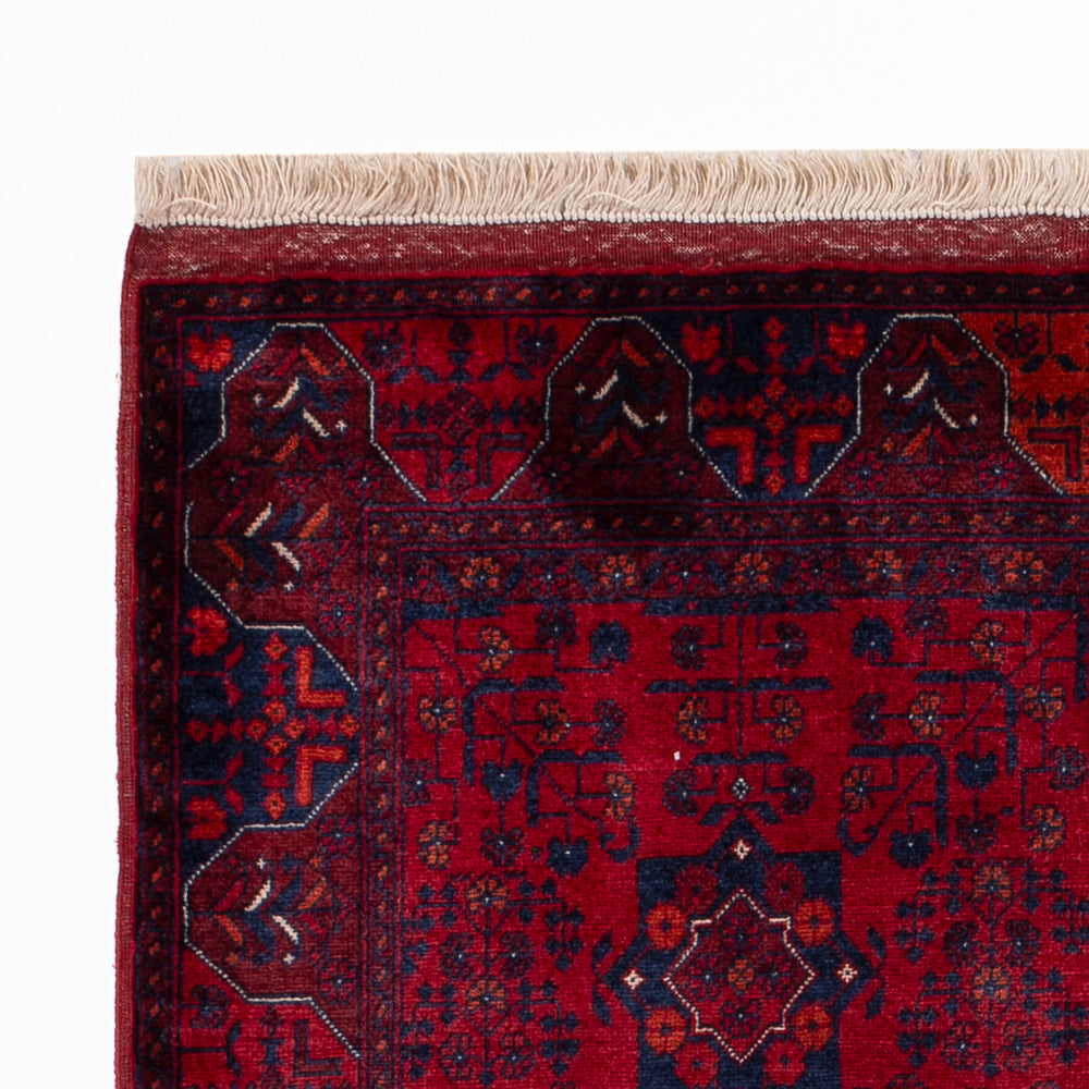 Afghansk matta - Kungliga - 150 x 101 cm - röd
