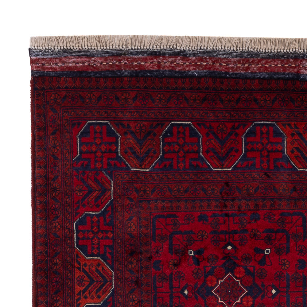 Afghansk matta - Kungliga - 147 x 103 cm - röd