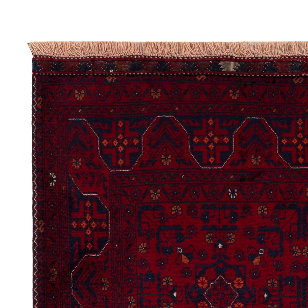 Afghansk matta - Kungliga - 146 x 103 cm - röd
