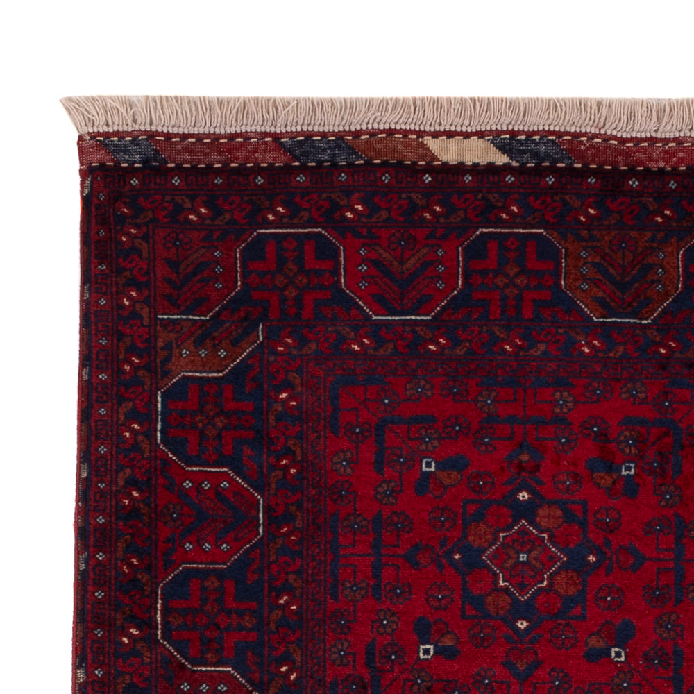 Afghansk matta - Kungliga - 140 x 103 cm - röd