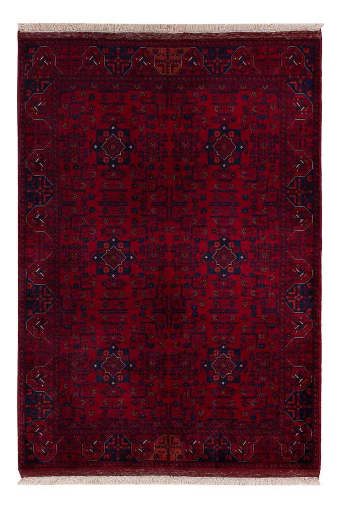 Afghan Teppich - Royal - 150 x 103 cm - rot