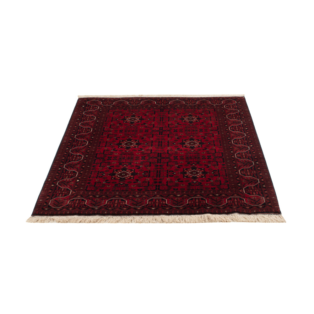 Afghan Teppich - Royal - 141 x 99 cm - rot