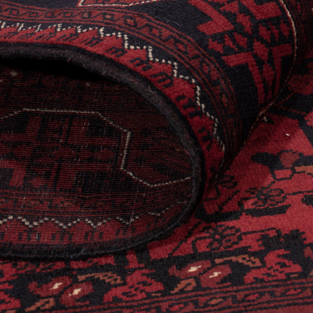 Afghan Teppich - Royal - 146 x 102 cm - rot