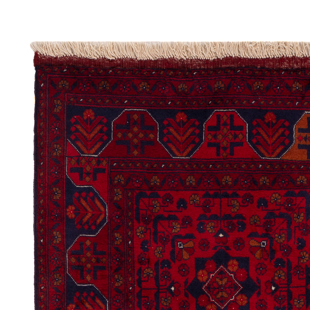 Afghansk matta - Kungliga - 147 x 105 cm - röd
