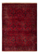 Afghansk matta - Kungliga - 139 x 101 cm - röd