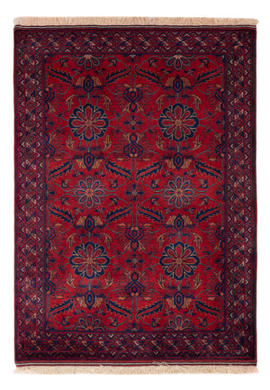 Afghan Teppich - Royal - 142 x 100 cm - rot