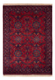 Afghansk matta - Kungliga - 142 x 100 cm - röd