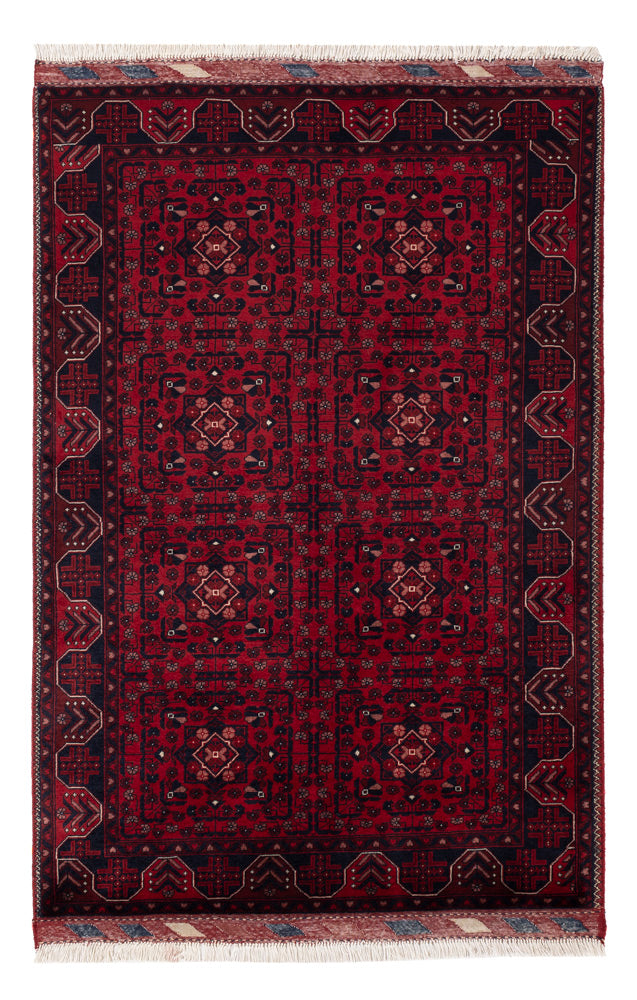 Afghan Teppich - Royal - 148 x 98 cm - rot