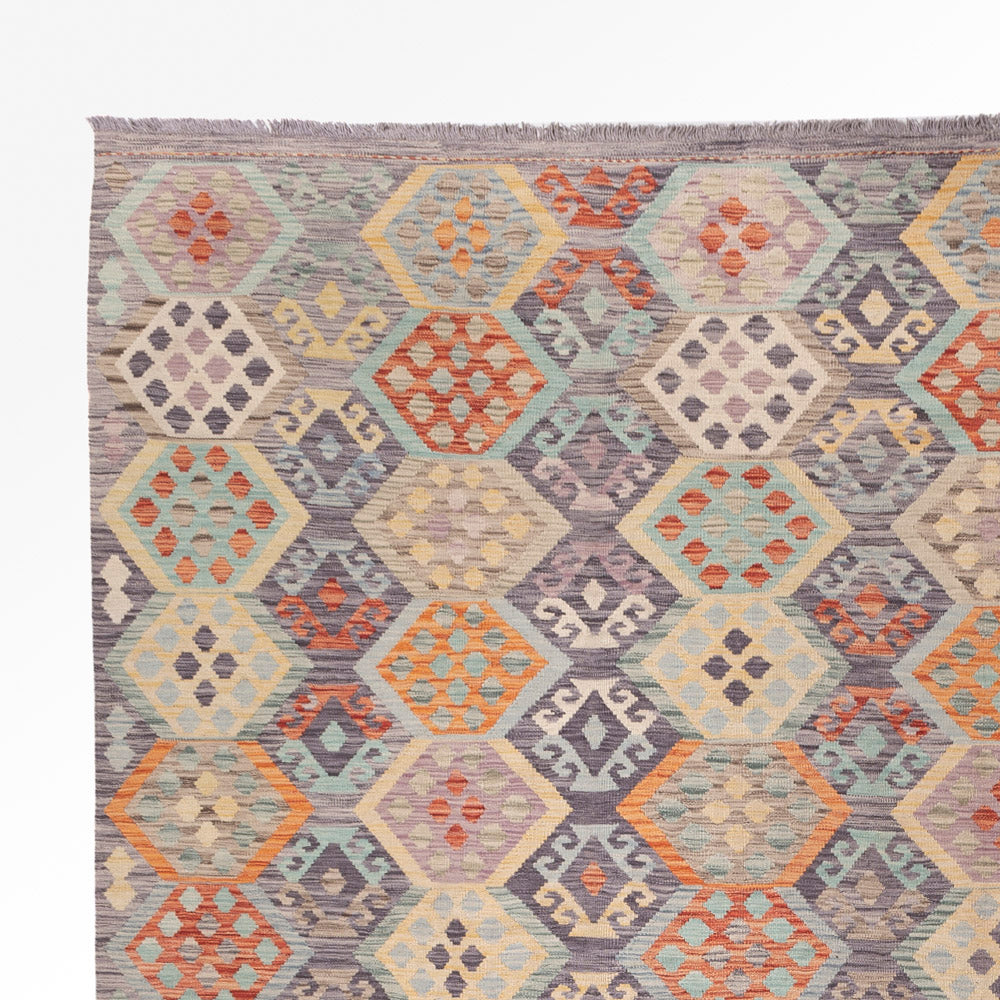 Kilim Maimana Mattan 396x324cm - Ullmatta