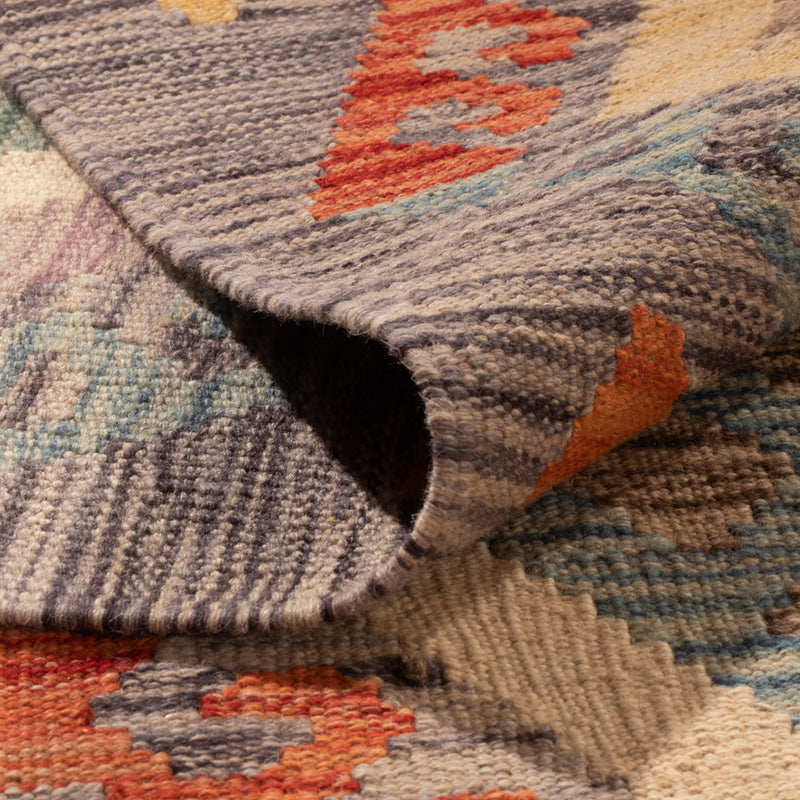 Kelim Teppich - Splash - 350 x 249 cm - bunt