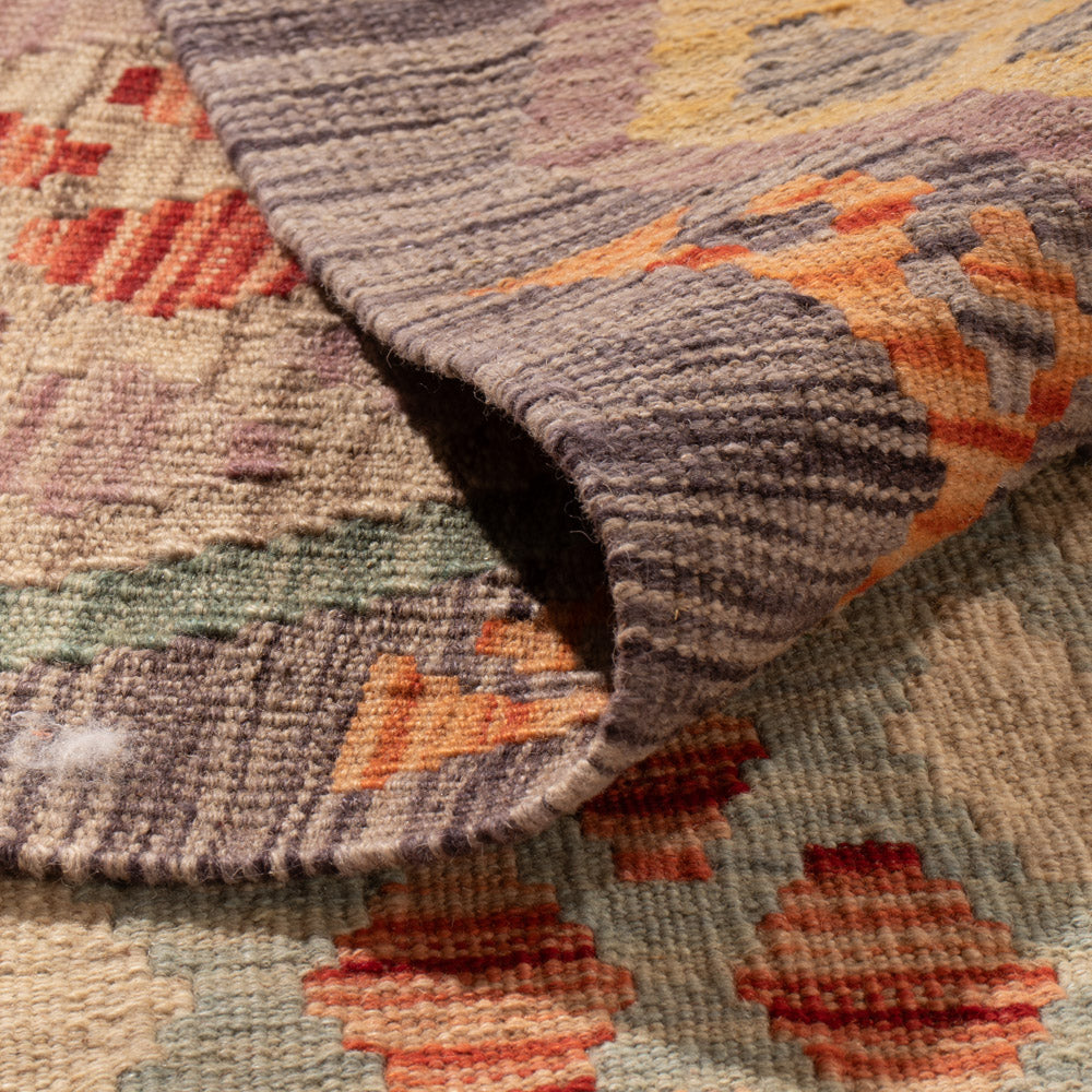 Kelim Teppich - Splash - 349 x 268 cm - bunt