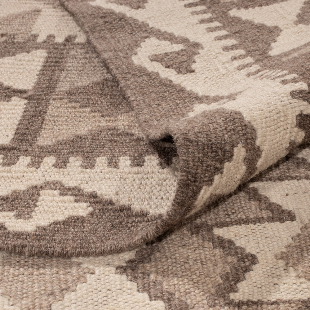 Kelim Teppich - Splash - 344 x 247 cm - natur