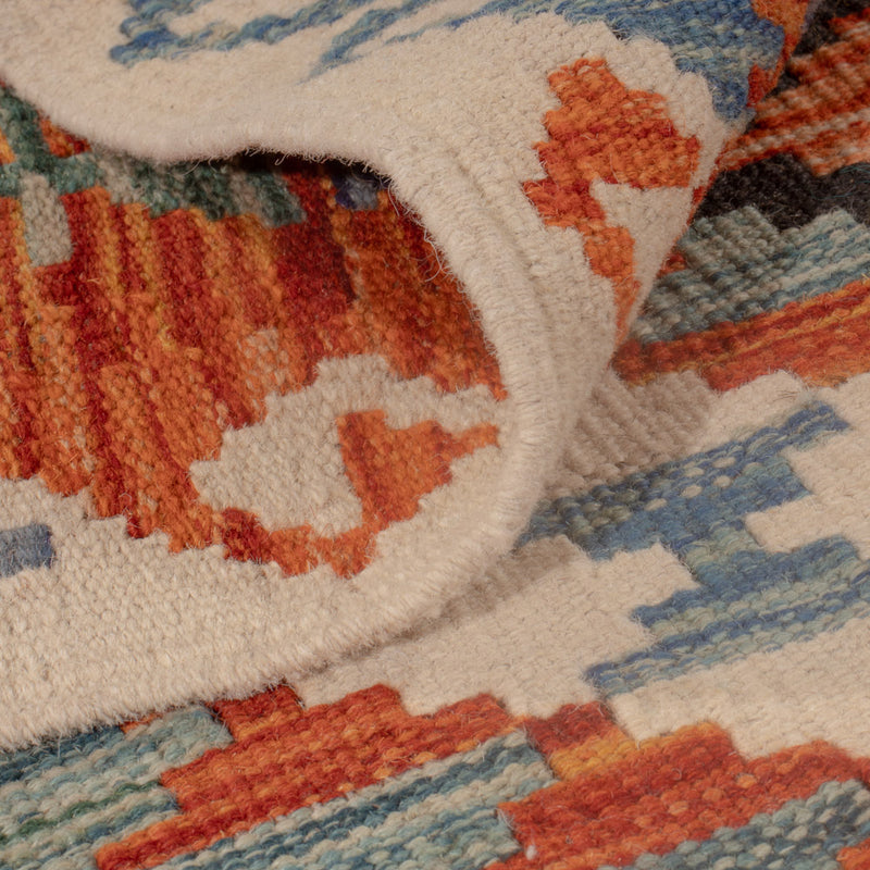 Kelim Carpet - Splash kvadrat  - 102 x 101 cm - flerfärgad