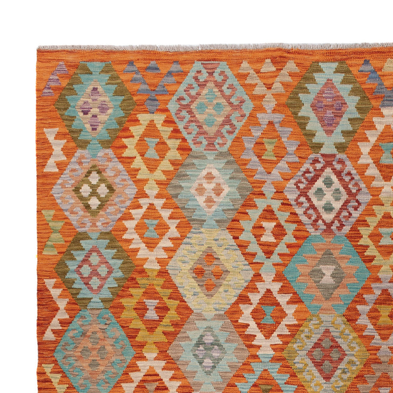 Kelim Teppich - Splash - 345 x 252 cm - bunt