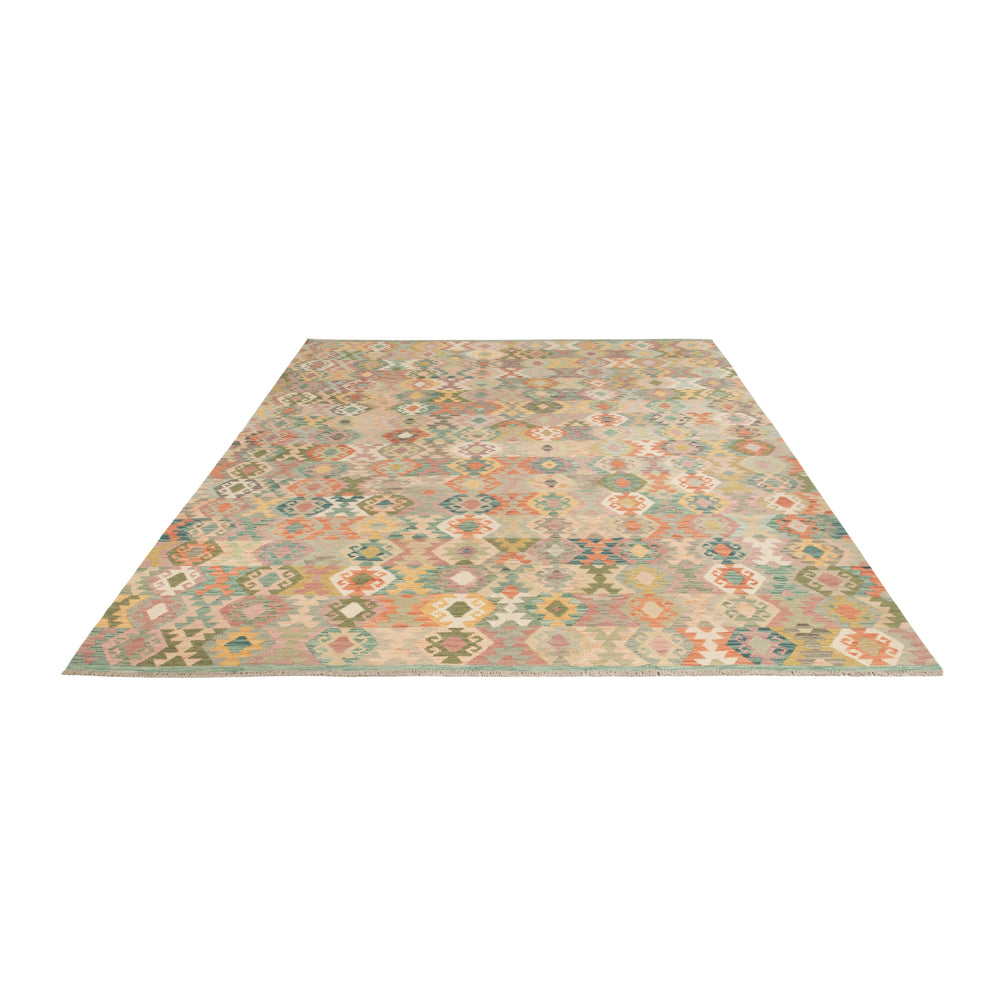 Kelim Teppich - Splash - 345 x 253 cm - bunt