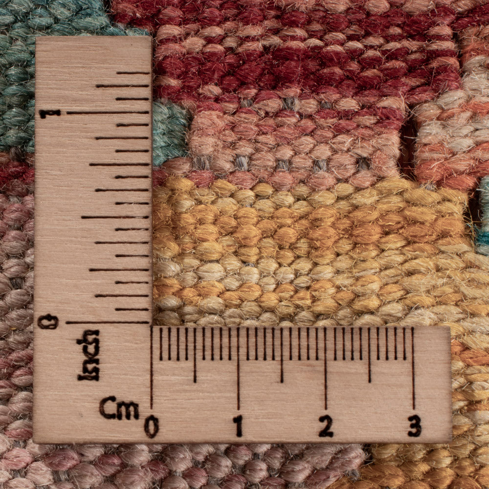 Kelim Teppich - Splash - 392 x 323 cm - bunt