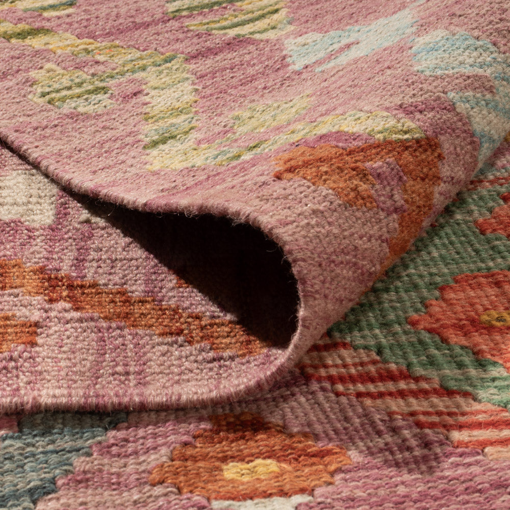 Kelim Teppich - Splash - 347 x 252 cm - bunt