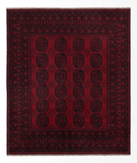 Afghan Teppich - Filpa - 300 x 250 cm - rot