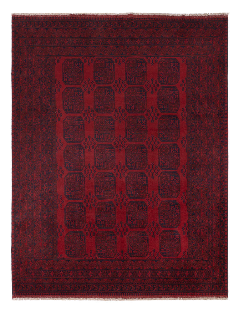 Afghan Teppich - Filpa - 344 x 265 cm - rot