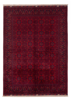 Afghansk matta - Kungliga - 235 x 170 cm - röd