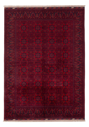 Afghansk matta - Kungliga - 235 x 170 cm - röd