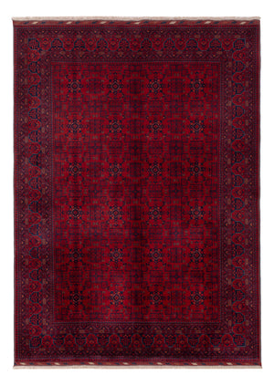 Afghansk matta - Kungliga - 242 x 172 cm - röd