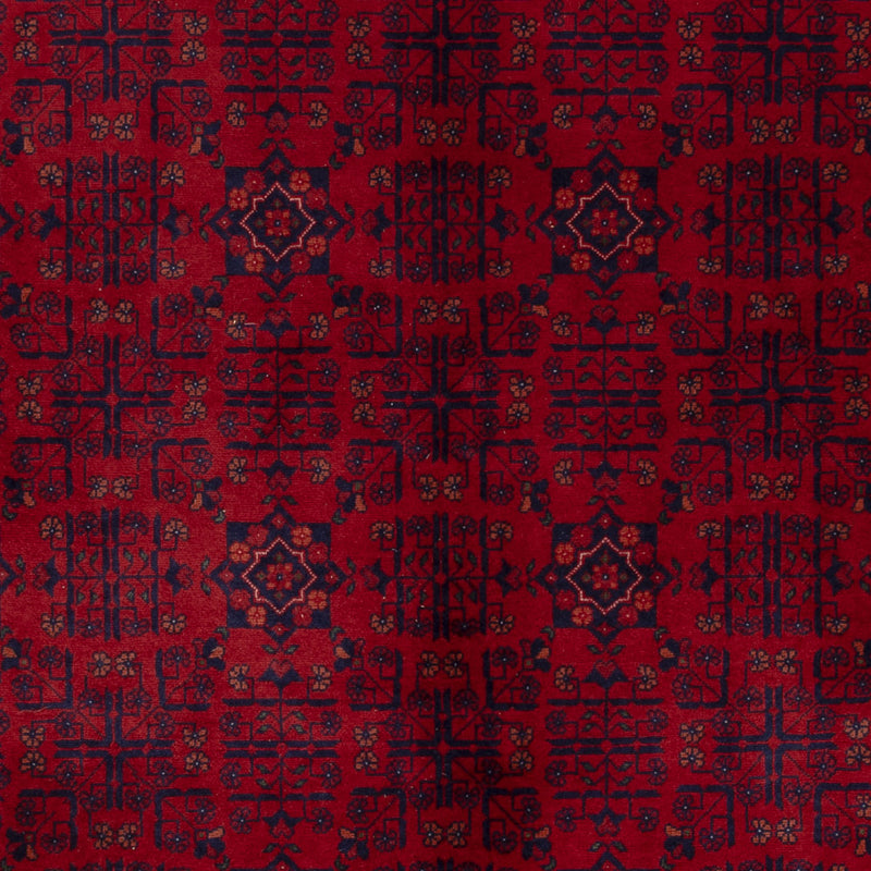 Afghansk matta - Kungliga - 242 x 172 cm - röd