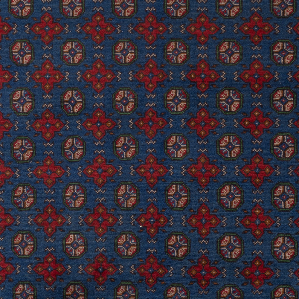 Afghan Teppich - Filpa - 355 x 252 cm - blau