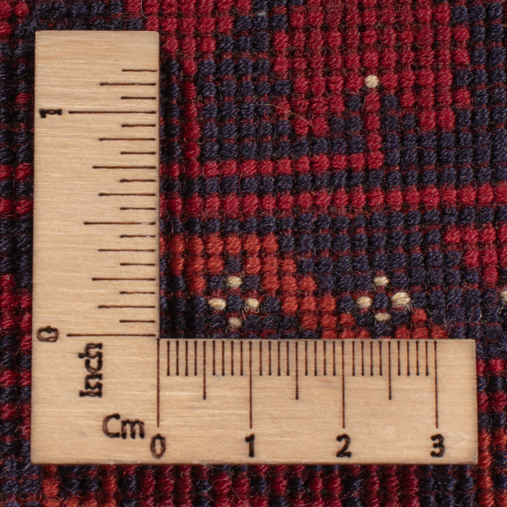 Afghansk matta - Kungliga - 242 x 181 cm - röd