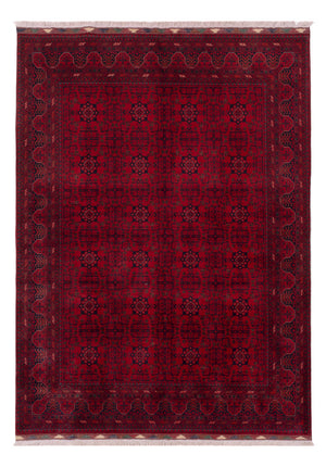Afghansk matta - Kungliga - 240 x 173 cm - röd
