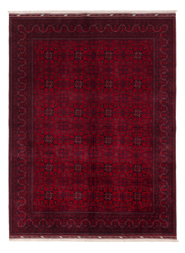 Afghansk matta - Kungliga - 236 x 174 cm - röd