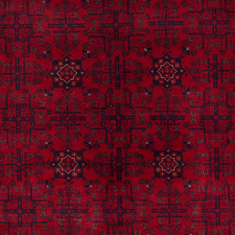 Afghansk matta - Kungliga - 236 x 174 cm - röd
