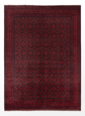 Afghan Teppich - Kunduz - 346 x 250 cm - rot