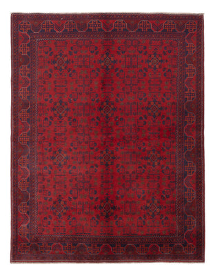 Afghansk matta - Kunduz - 227 x 174 cm - röd