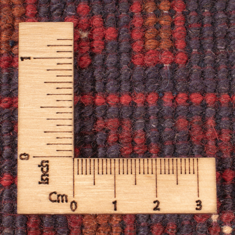 Afghansk matta - Kunduz - 227 x 174 cm - röd