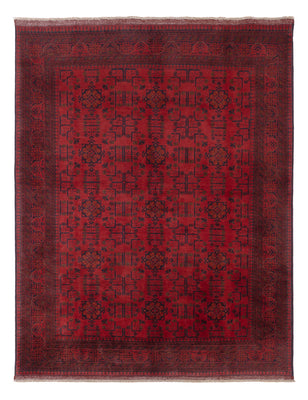 Afghansk matta - Kunduz - 225 x 178 cm - röd
