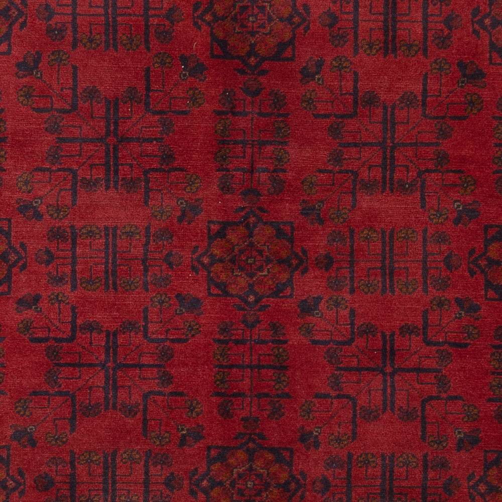 Afghansk matta - Kunduz - 225 x 178 cm - röd