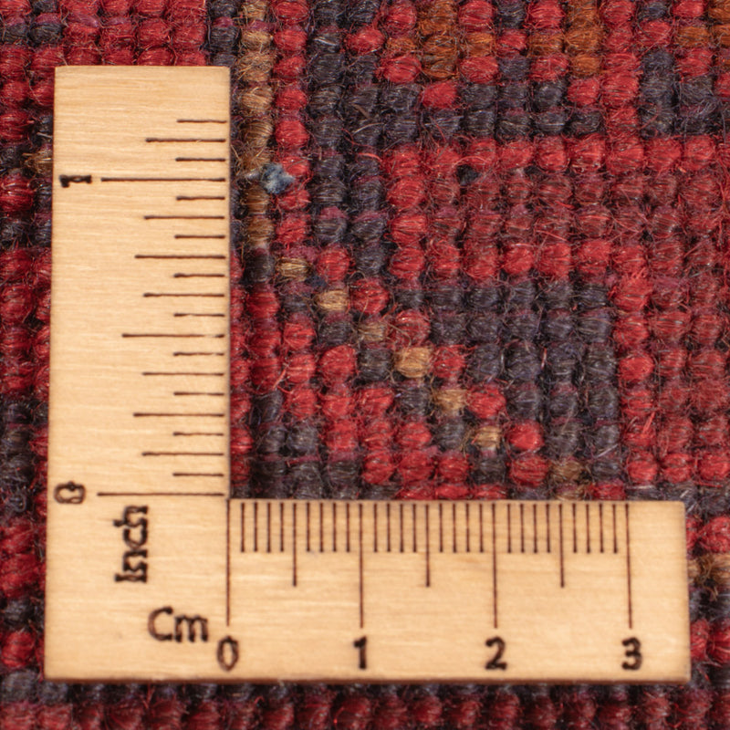 Afghansk matta - Kunduz - 225 x 178 cm - röd