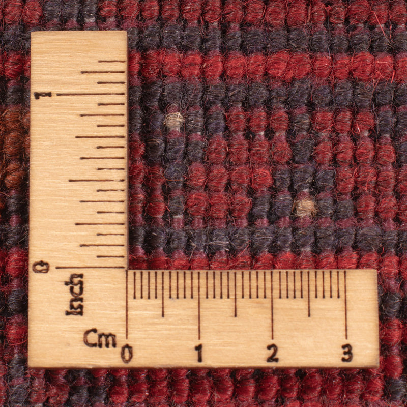 Afghansk matta - Kunduz - 234 x 170 cm - röd