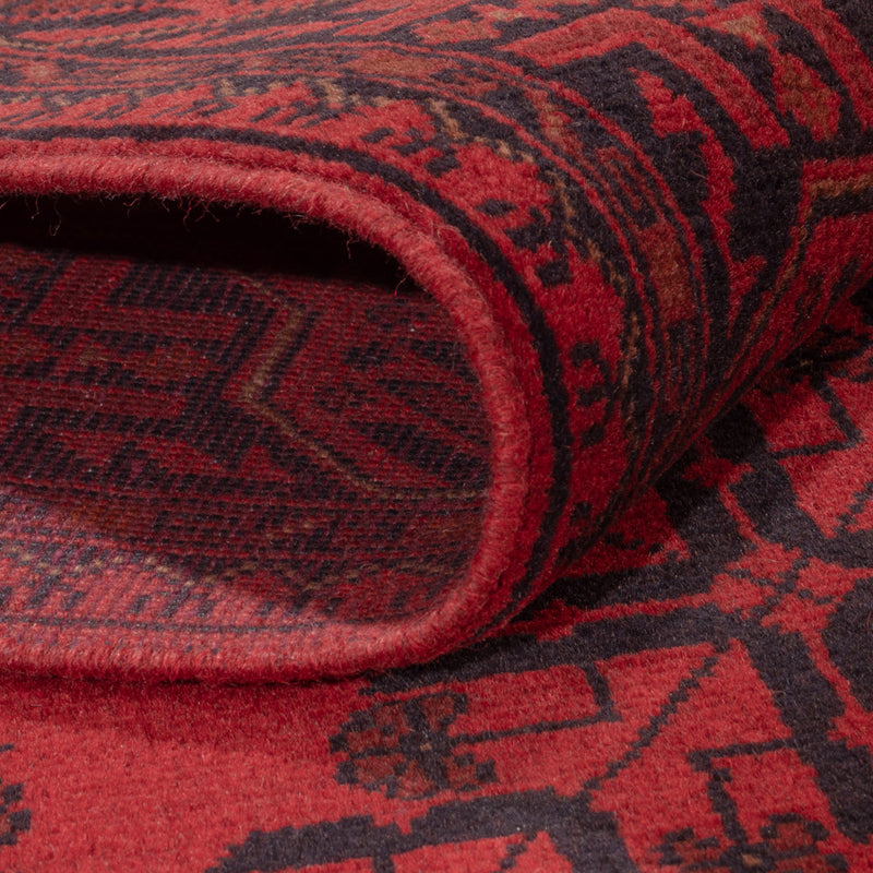 Afghansk matta - Kunduz - 240 x 175 cm - röd