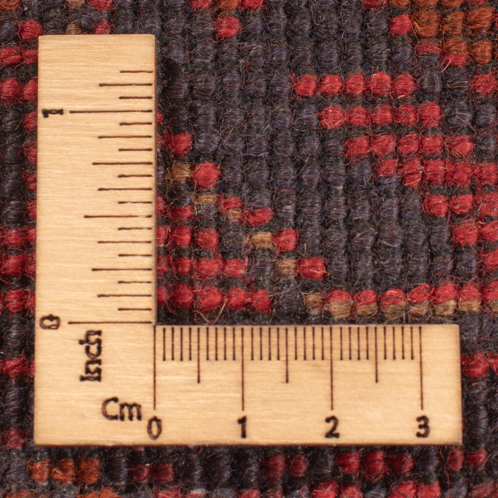 Afghansk matta - Kunduz - 238 x 174 cm - röd