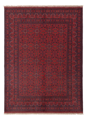 Afghansk matta - Kunduz - 236 x 172 cm - röd