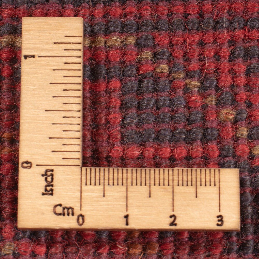 Afghansk matta - Kunduz - 236 x 172 cm - röd