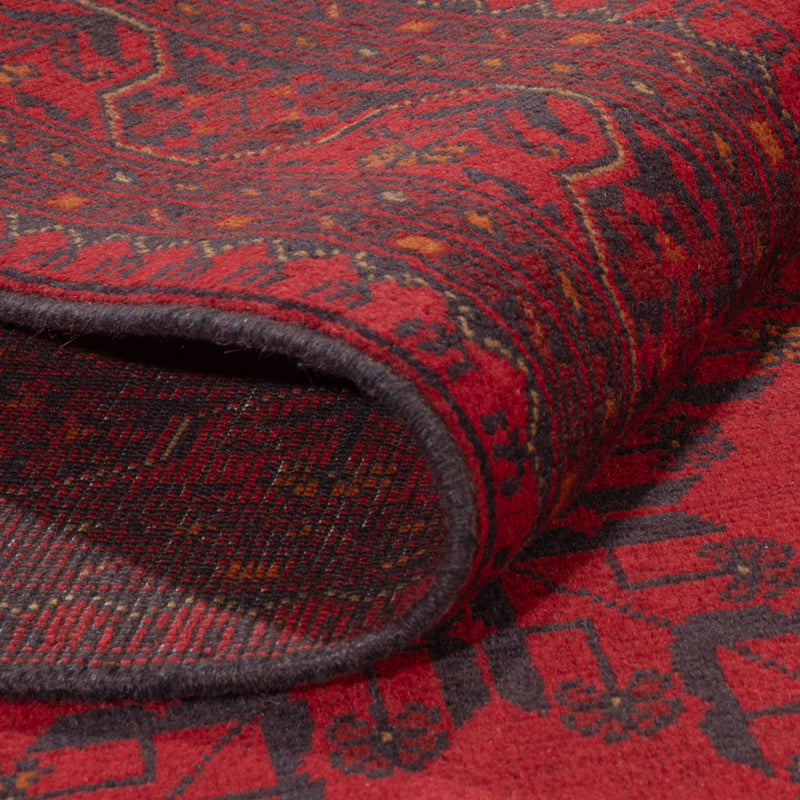 Afghansk matta - Kunduz - 235 x 169 cm - röd