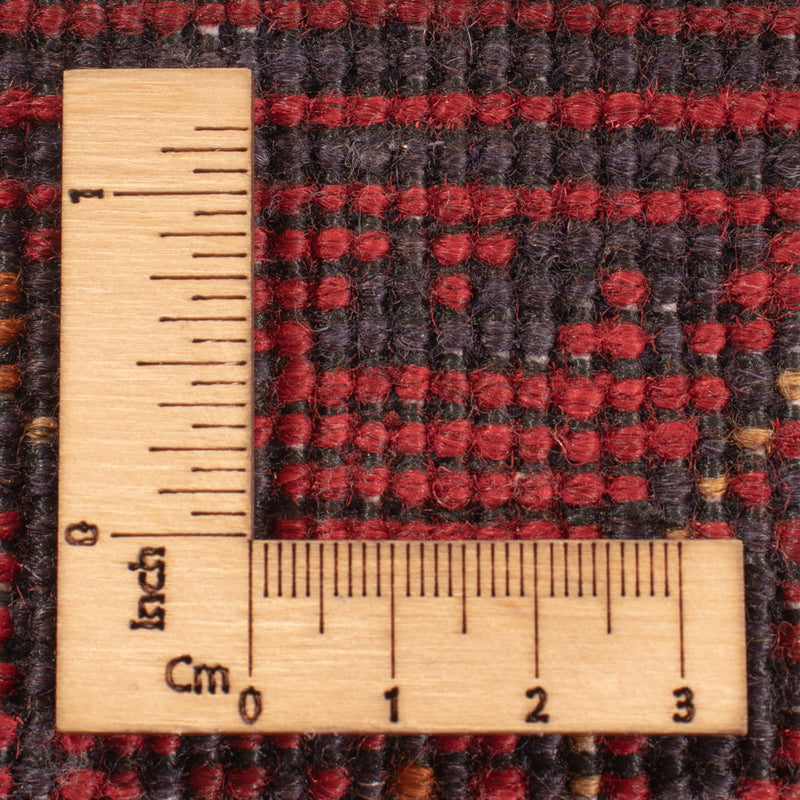 Afghansk matta - Kunduz - 235 x 169 cm - röd