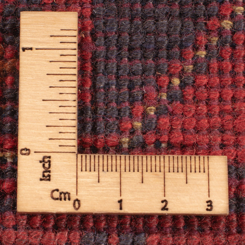 Afghansk matta - Kunduz - 234 x 178 cm - röd