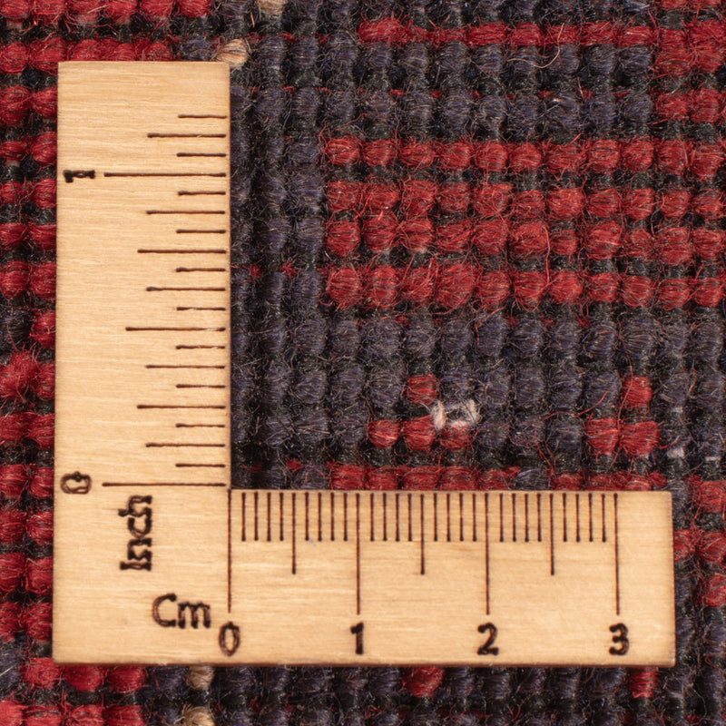 Afghansk matta - Kunduz - 230 x 171 cm - röd