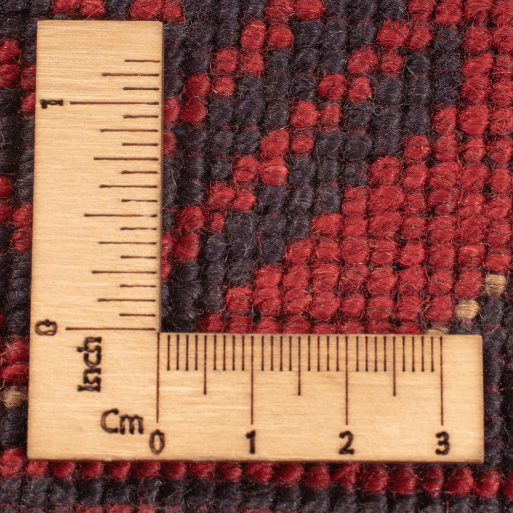 Afghansk matta - Kunduz - 227 x 171 cm - röd