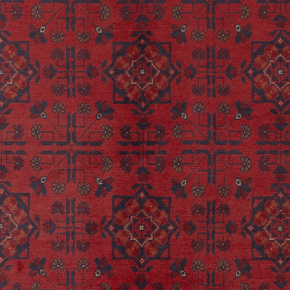 Afghansk matta - Kunduz - 236 x 166 cm - röd